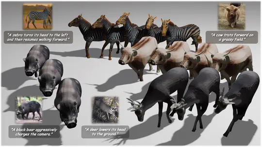 Kirin: Animal Motion Generation from In-the-wild Video